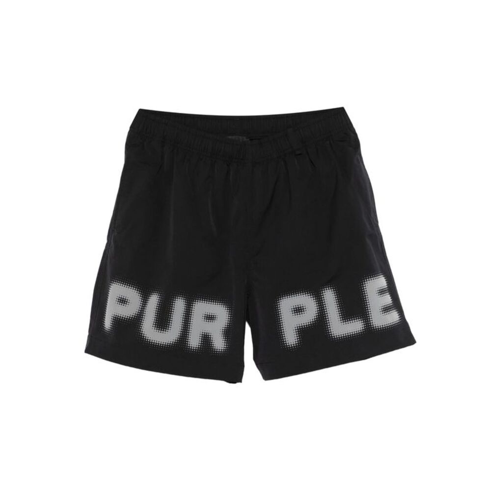 Purple Brand Black Beachwear - Swim Shorts Men